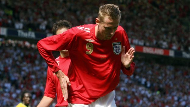 Peter Crouch's robot celebration was born before England travelled to the 2006 World Cup.