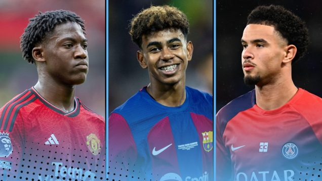 Kobbie Mainoo, Lamine Yamal, Warren Zaire-Emery