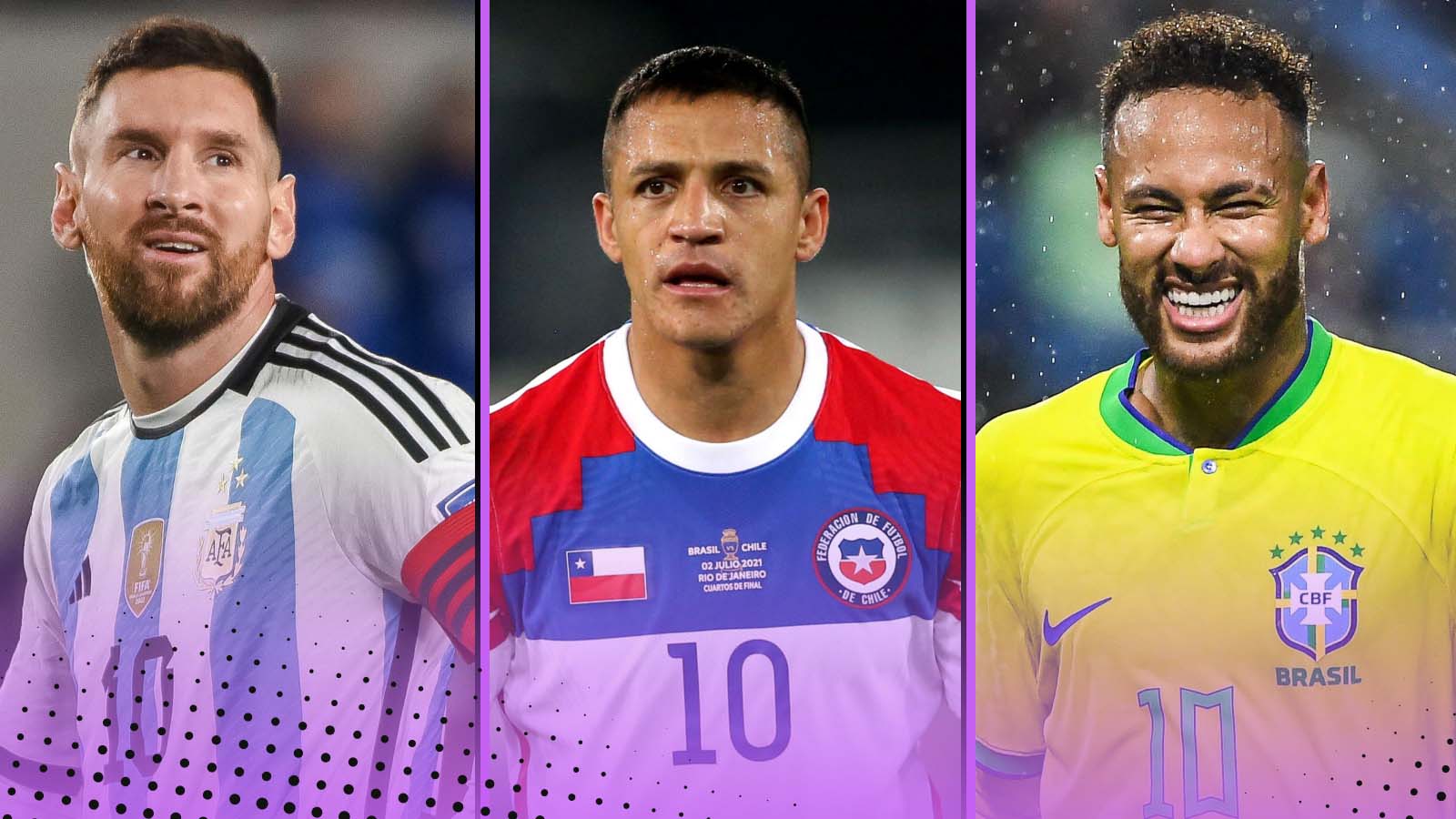 The top 10 assisters in Copa America history: Lionel Messi miles 