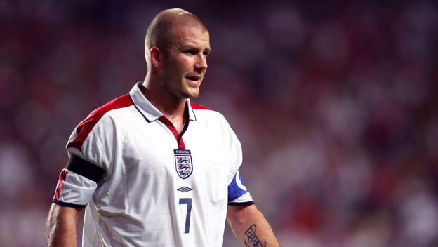 David Beckham failed to score in seven European Championship appearances.
