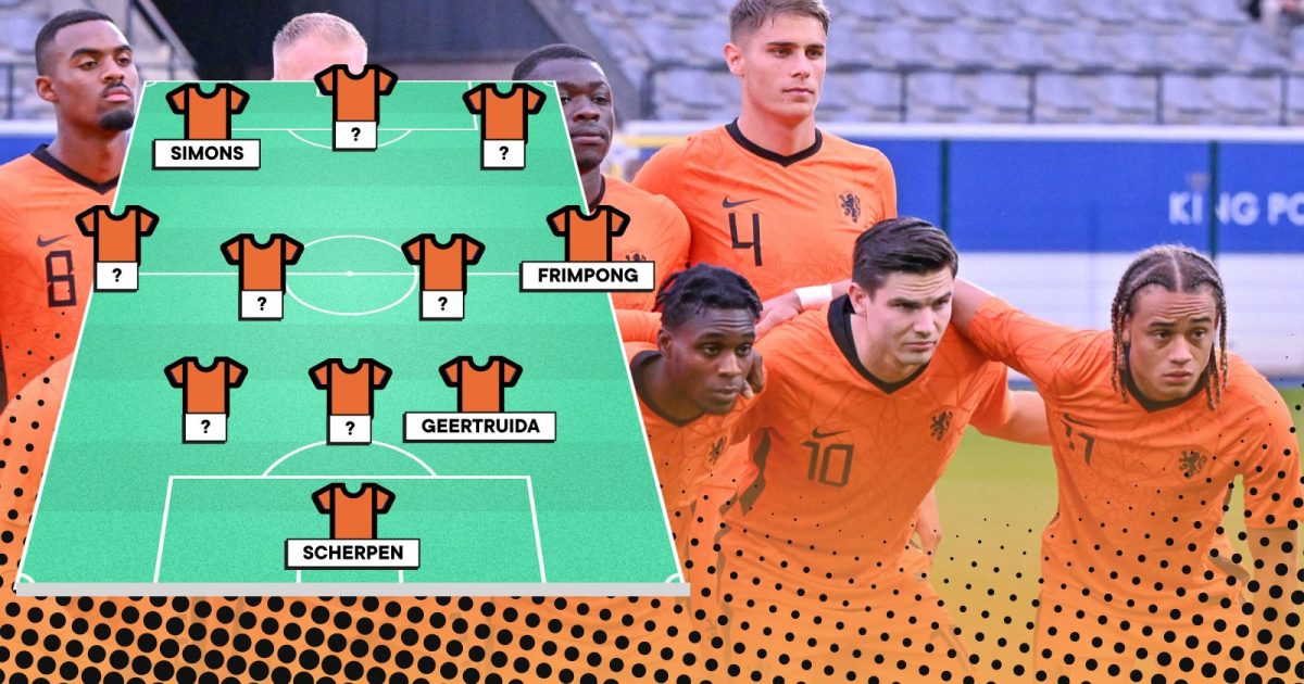 Netherlands under-21 XI.