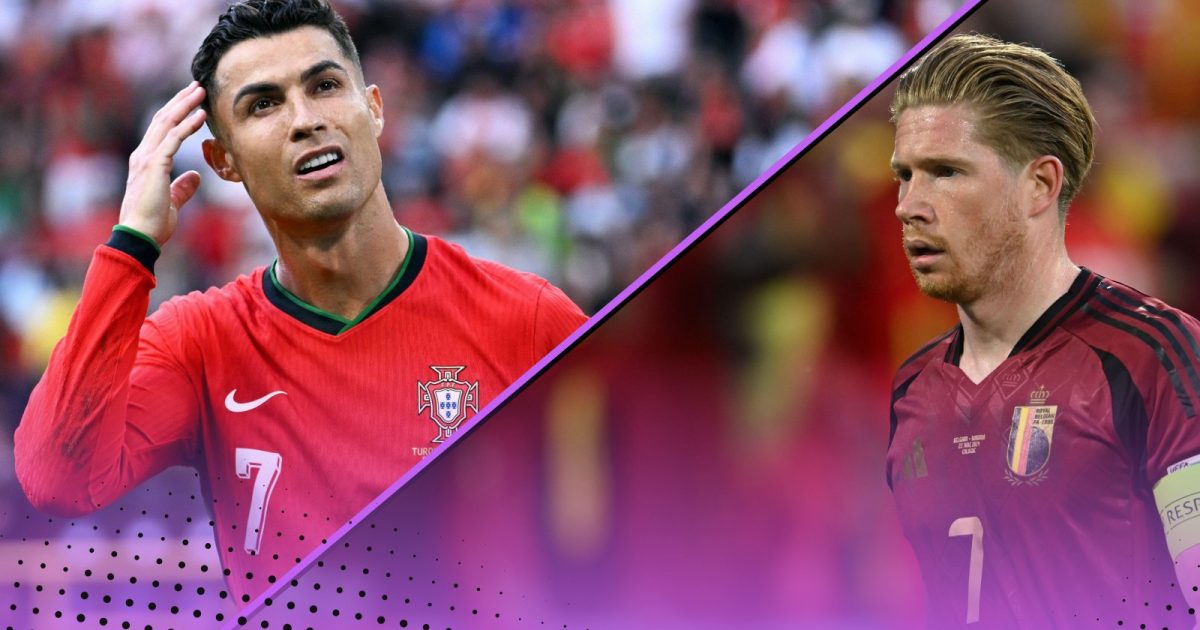 Cristiano Ronaldo, Kevin De Bruyne.