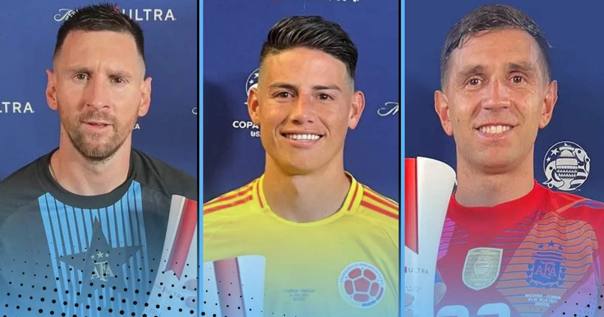 Copa America 2024 Player of the Tournament Power Ranking Lionel Messi James Rodriguez Emiliano Martinez