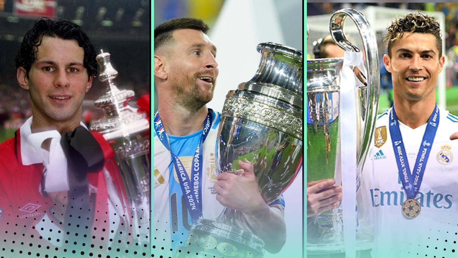 Messi Trophies Vs Ronaldo Trophies 2024