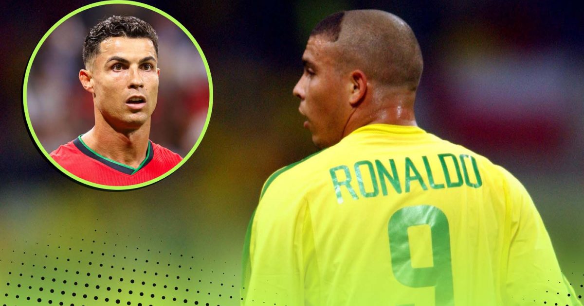 Ronaldo Nazario and Cristiano Ronaldo