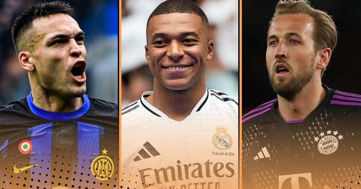 Lautaro Martinez, Kylian Mbappe, Harry Kane.