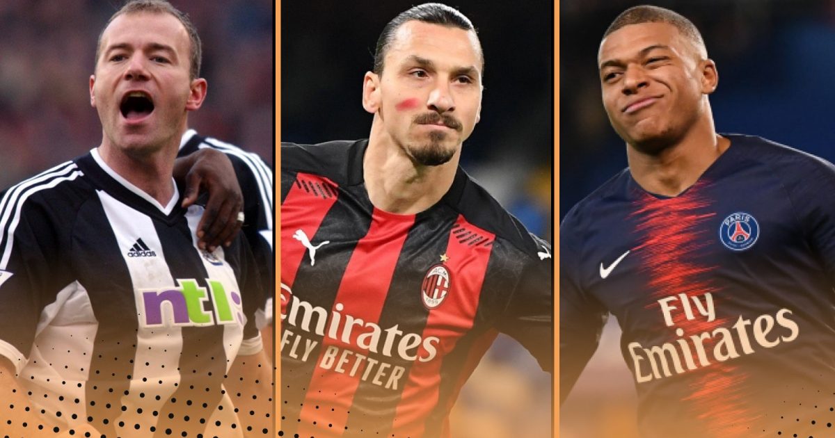 Alan Shearer Zlatan Ibrahimovic Kylian Mbappe feature in players who somehow have never won a European Golden Shoe