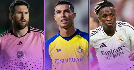 The 39 male players with a higher EA FC 25 rating than Cristiano Ronaldo