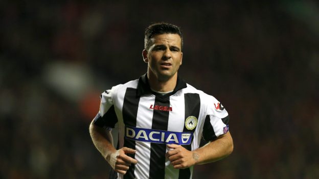 Soccer - UEFA Europa League - Group A - Liverpool v Udinese - Anfield. Antonio Di Natale, Udinese