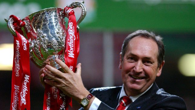 Houllier managed Liverpool between 1998 and 2004.