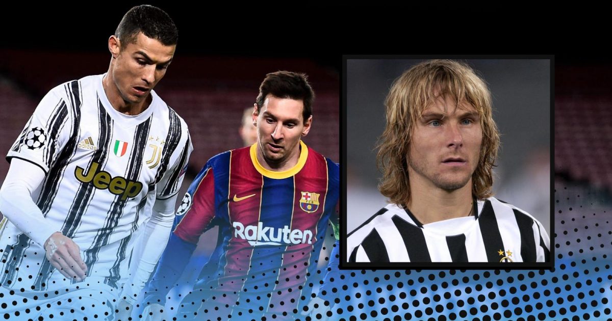 Cristiano Ronaldo, Lionel Messi, Pavel Nedved