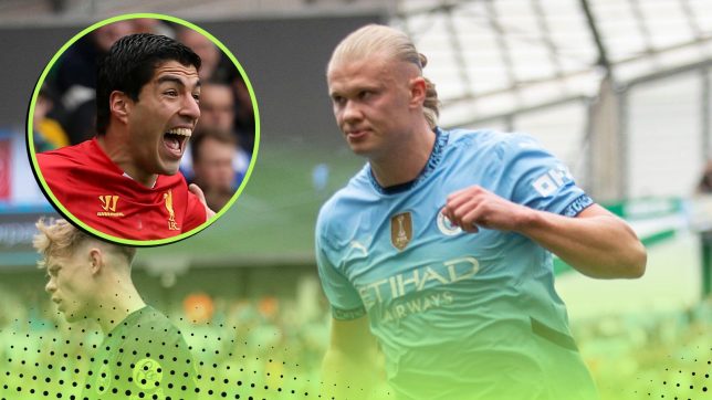 7 great players that Erling Haaland has already outscored in the Premier League: Suarez, Cantona…