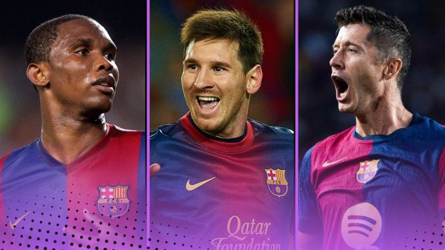 The Barcelona players with the most goals after 100 games since 2000: Messi 10th…