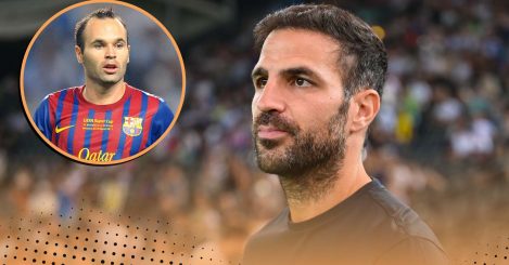 Cesc Fabregas names his four favourite teammates including Barcelona & Arsenal legends