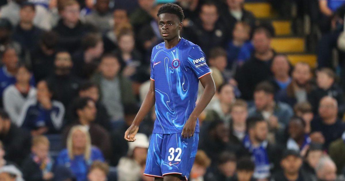 Tyrique George looks on for Chelsea.