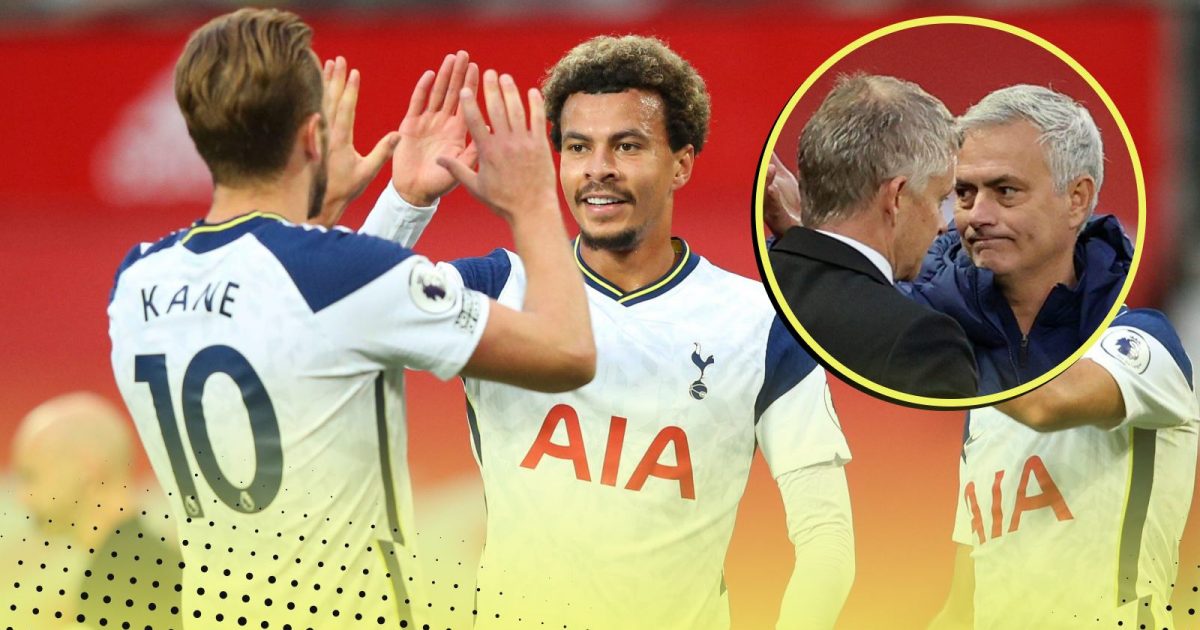 Jose Mourinho Dele Alli Harry Kane Tottenham Manchester United October 2020 6-1