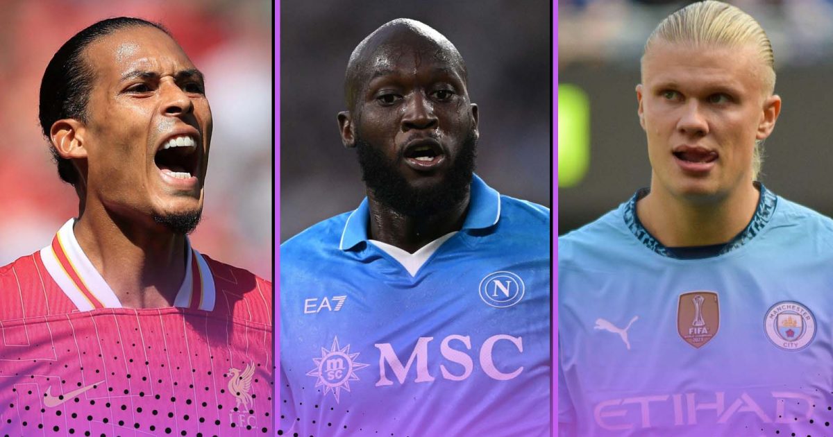 Virgil van Dijk, Romelu Lukaku, Erling Haaland