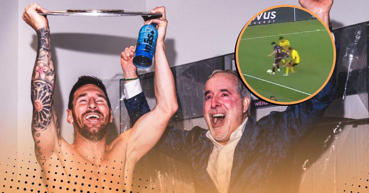 Lionel Messi Supporters Shield 2024 Inter Miami Trophy featuring obscene skill pulled off against Columbus Crew