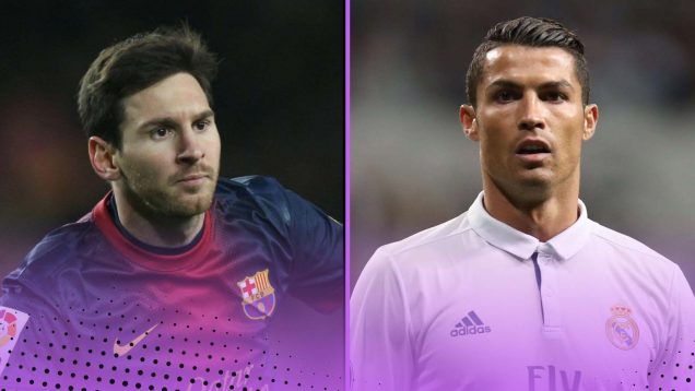 Lionel Messi and Cristiano Ronaldo