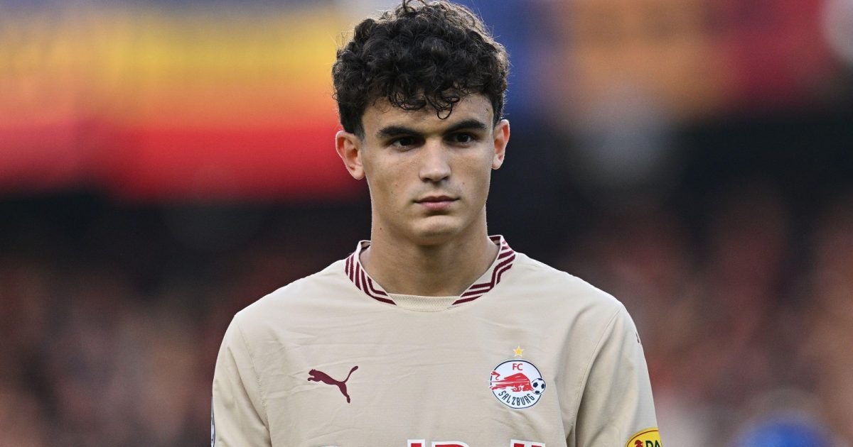 Stefan Bajcetic is spending the season at Red Bull Salzburg.