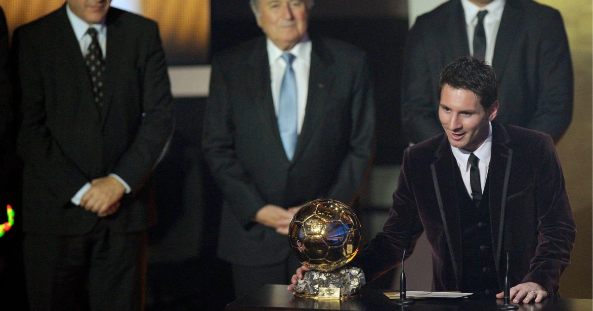 Lionel Messi won the Ballon d'Or in 2011.