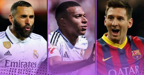 The last 8 players to score a hat-trick in El Clasico: Mbappe but not Ronaldo…
