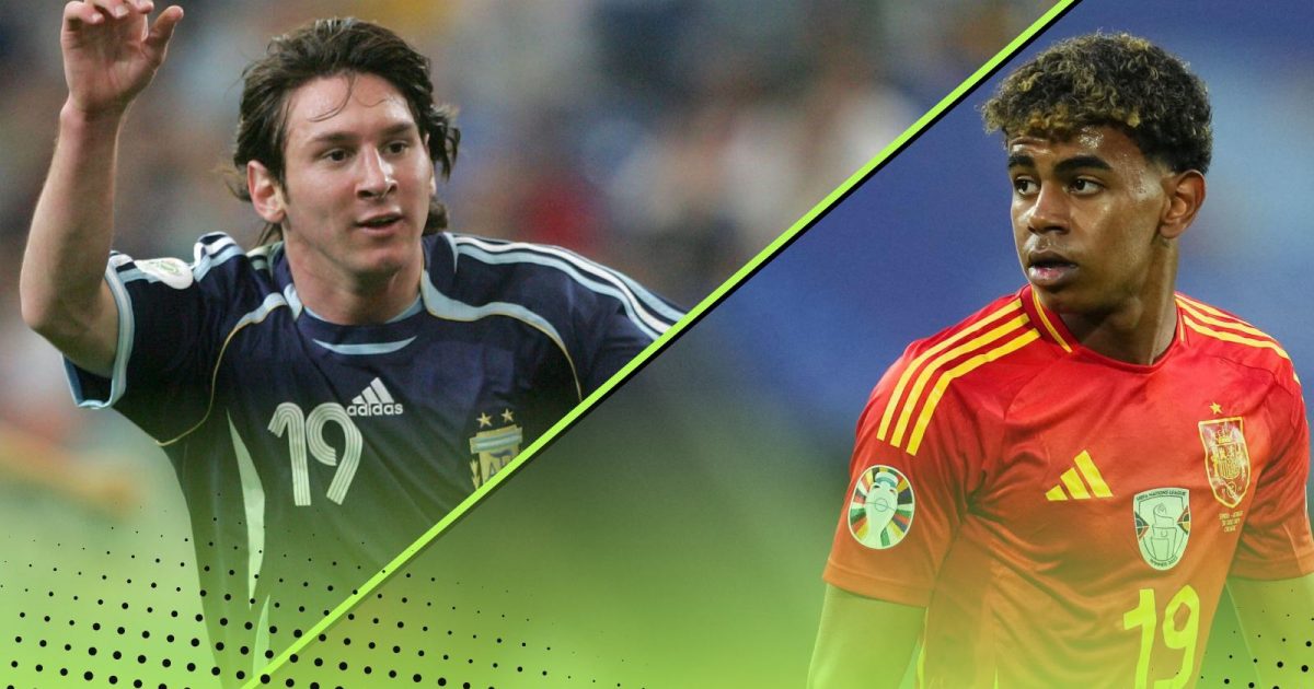 Lionel Messi for Argentina, Lamine Yamal for Spain.