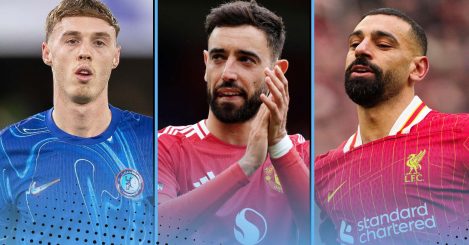 The top 10 chance creators in the Premier League in 2024-25: Bruno, Salah, Palmer…