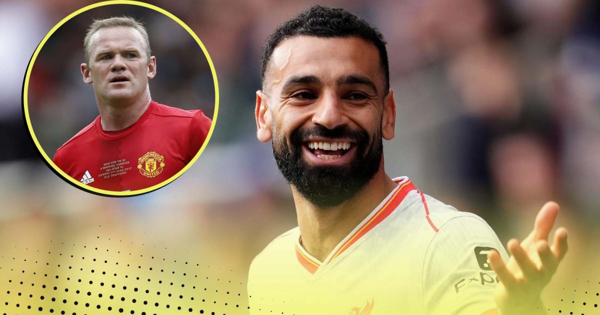 Mo Salah and Wayne Rooney