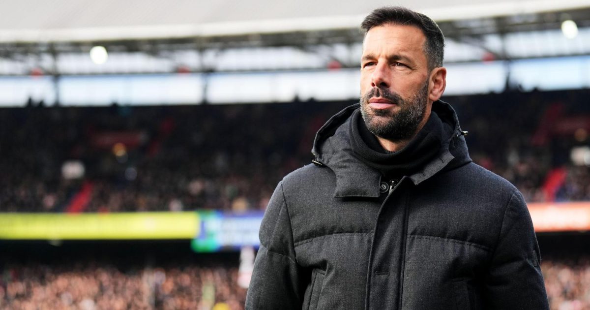 Ruud van Nistelrooy looks on as manager of PSV.