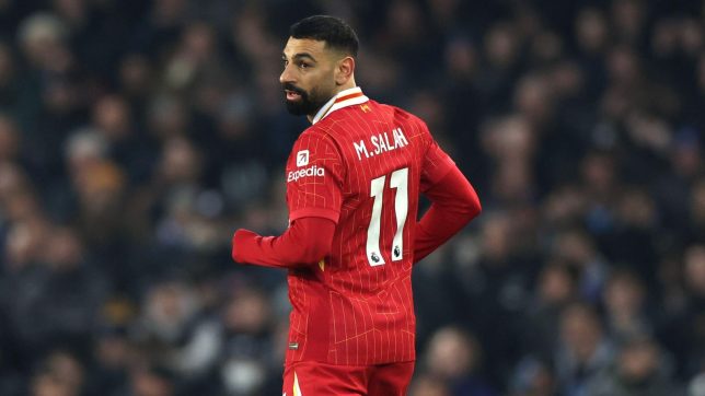 Liverpool, UK. 12th Feb, 2025. Mohamed Salah of Liverpool during the Premier League match at Goodison Park, Liverpool.