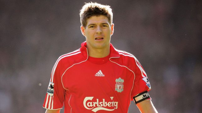 Steven Gerrard Liverpool v Manchester United, Premier League, Liverpool. 03 Mar 2007