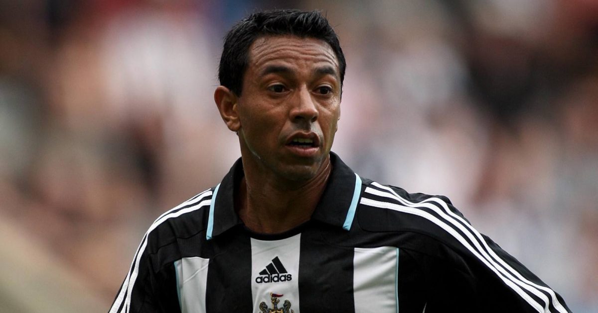 Nobby Solano for Newcastle.