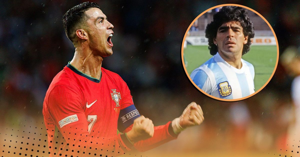 Cristiano Ronaldo players outscored international football since turning 35 Diego Maradona