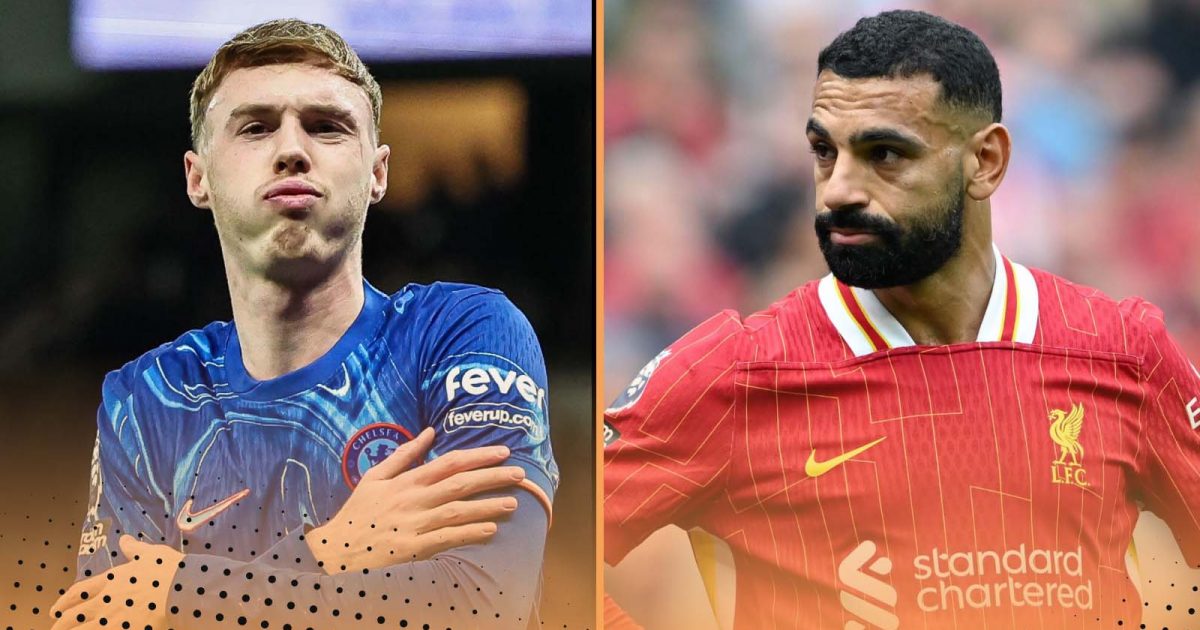 Chelsea's Cole Palmer and Liverpool's Mo Salah