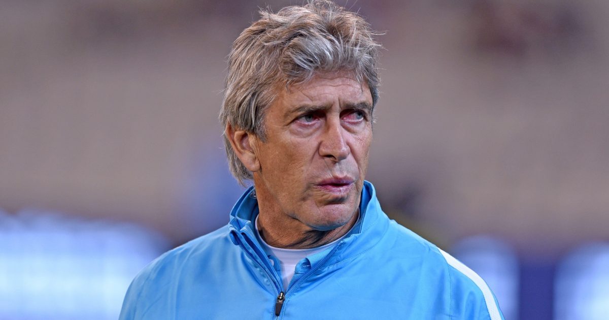 Pellegrini spent three years as Manchester City boss.