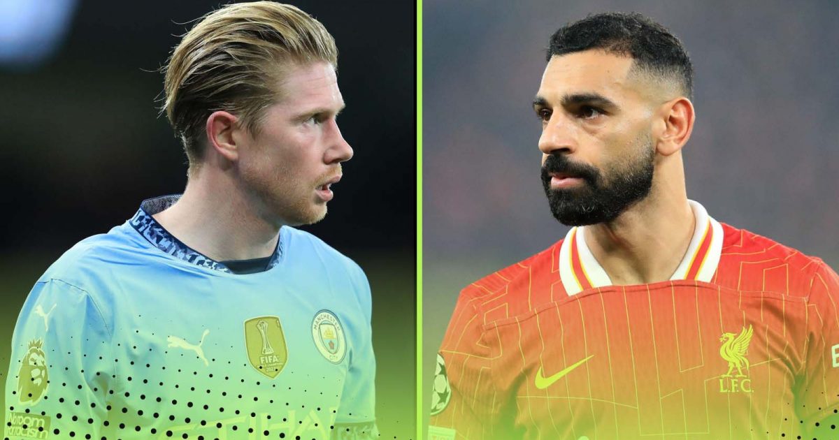 Kevin De Bruyne and Mo Salah