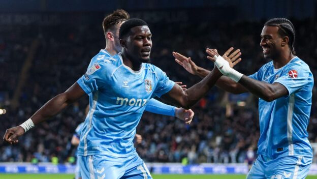 Coventry City top the table on Christmas Day 2025.