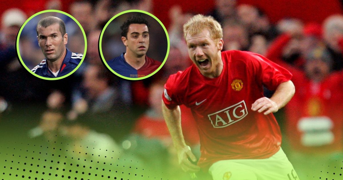 Paul Scholes names greatest opponents XI featuring Barcelona's Xavi Hernandez and France legend Zinedine Zidane