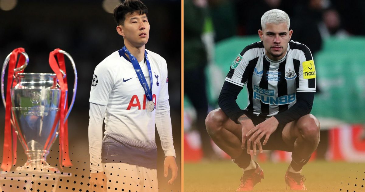 Clubs most desperate to win a trophy, featuring Son Heung-min of Tottenham (L) and Newcastle (R)