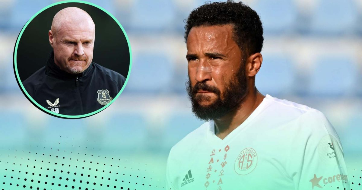Former Everton boss Sean Dyche and Andros Townsend