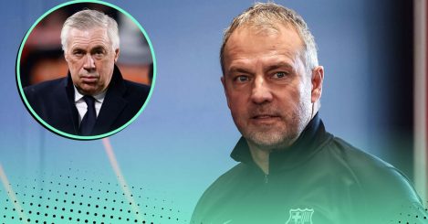 The 13 managers who have a 100% record against Carlo Ancelotti: Flick, Slot…