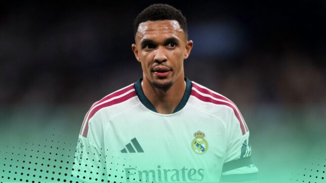 Trent Alexander-Arnold playing for Madrid