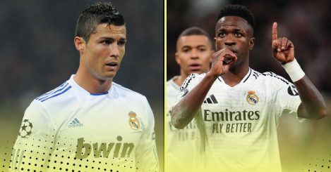 Comparing how long it took Vini Jr to score 100 goals for Real Madrid with Cristiano Ronaldo