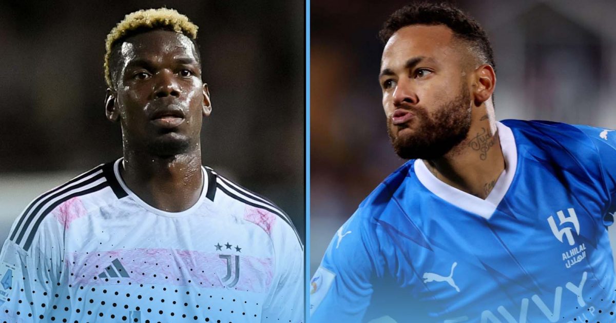 Paul Pogba and Neymar