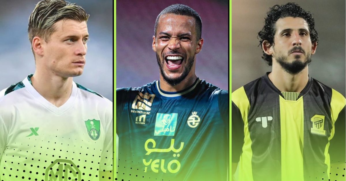 Saudi Pro League Former Championship players featuring Ezgjan Alioski, William Troost-Ekong and Ahmed Hegazi