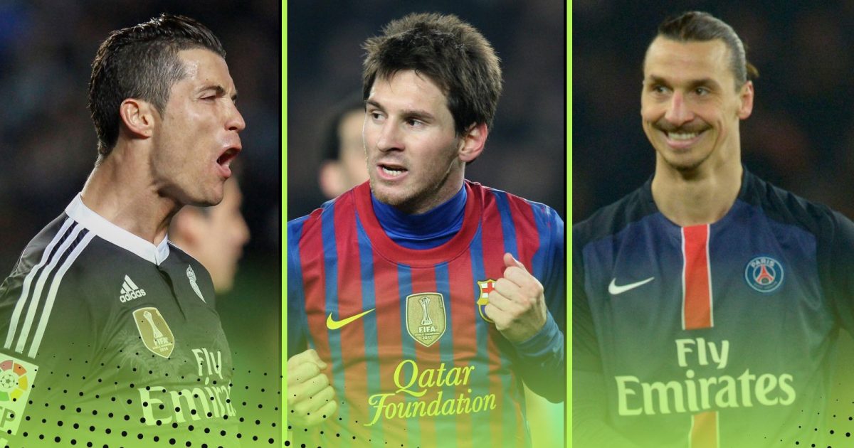 Lionel Messi Cristiano Ronaldo Zlatan Ibrahimovic Most Goals Assists In A Season 21st Century