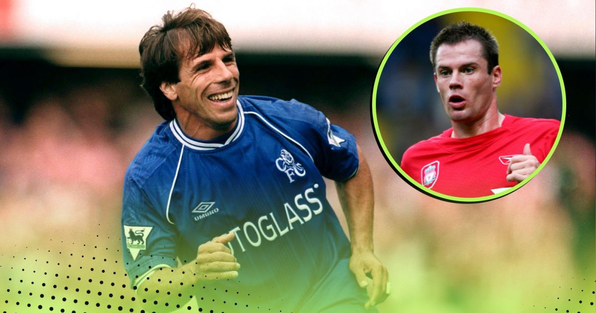 Jamie Carragher Gianfranco Zola Dribble Skill Viral Clip that left him begging Sky Sports for mercy