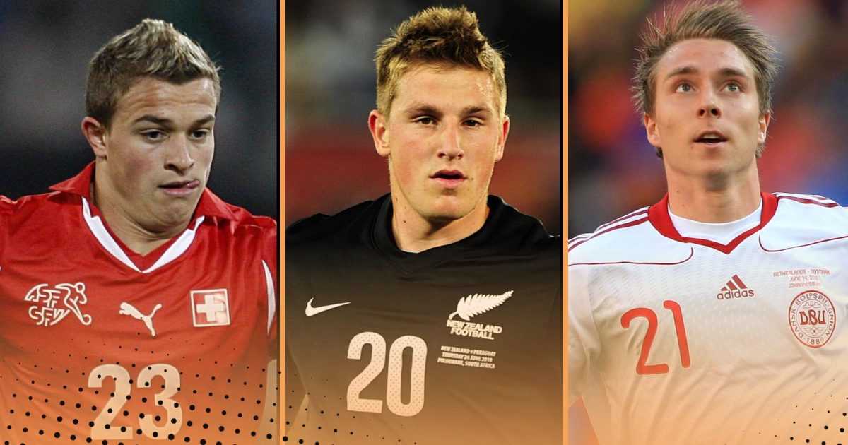 10 current day players we can't believe were at the 2010 World Cup featuring Xherdan Shaqiri, Chris Wood and Christian Eriksen