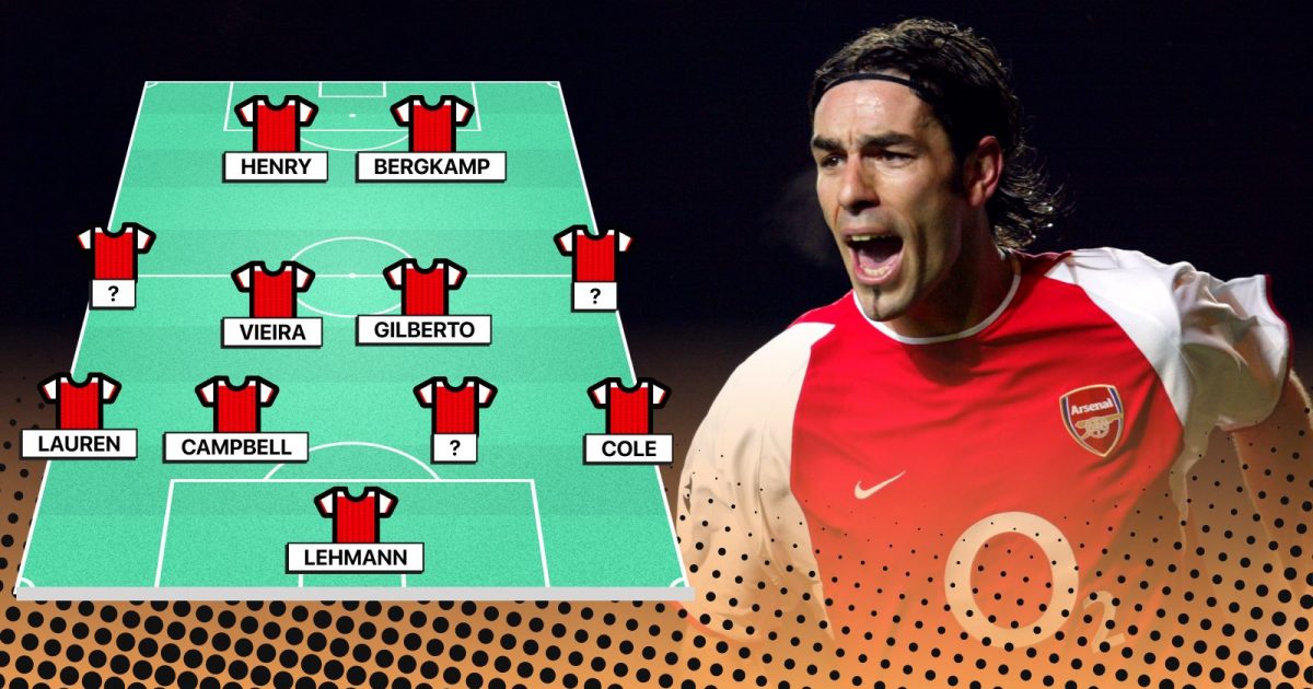 Robert Pires names the three current Arsenal players who would make the legendary Invincibles XI Combined - Who makes the cut?